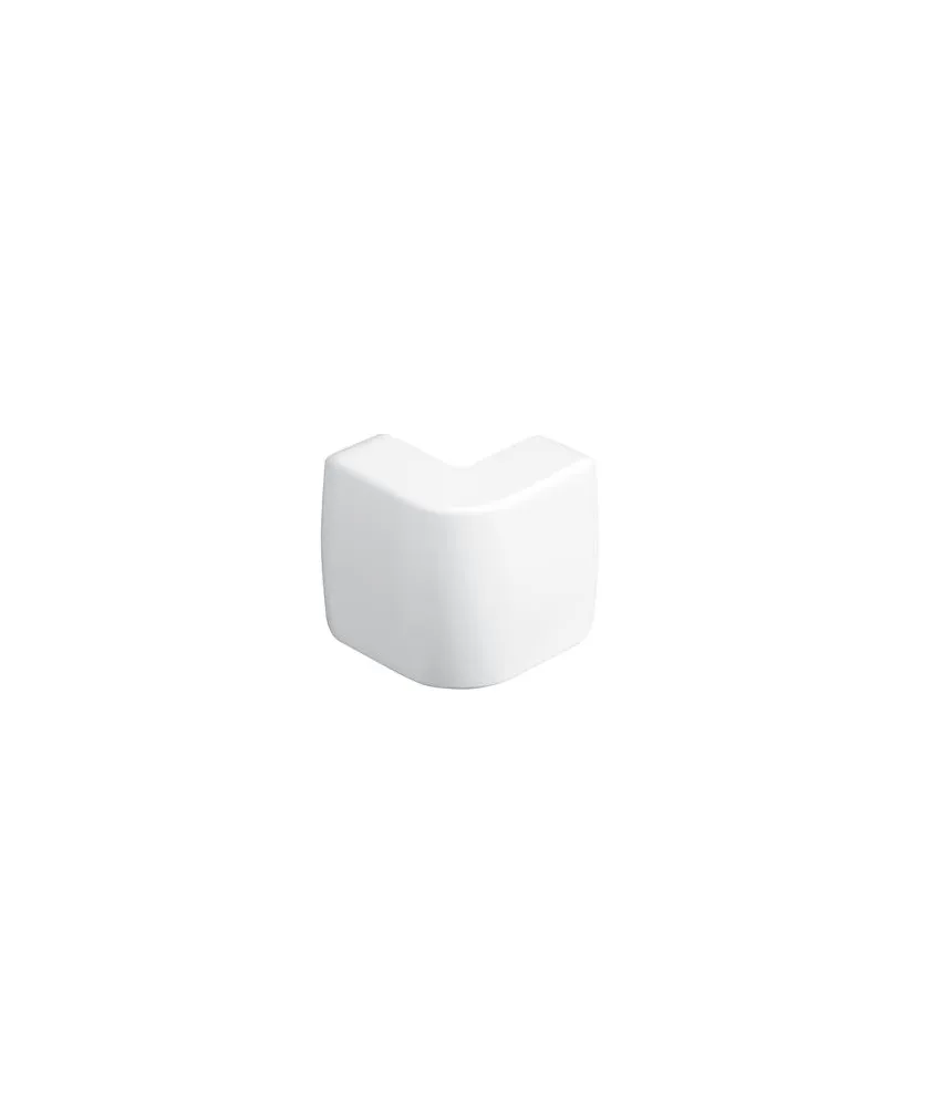 Angle extérieur Variasouple +ou-7° pour moulure Keva 32mmx12mm -PVC Blanc Artic