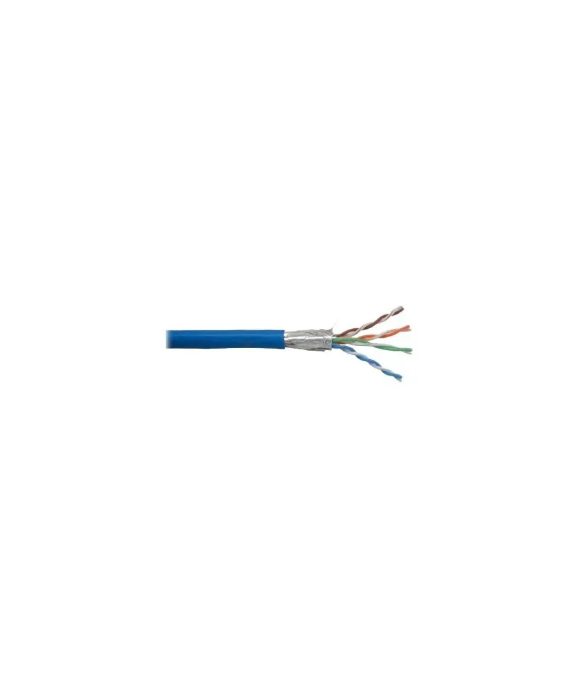 Câble RJ45 Bleu CAT6 F/UTP 4 pairs LSOH 350MHZ - couronne de 100m