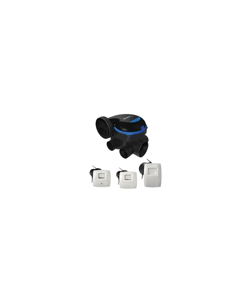 Kit VMC simple flux hygroréglable Aldes EasyHOME® Hygro Classic avec Bouches BAHIA